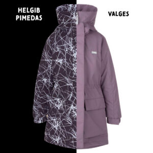 Active+ spring parka made from reflective fabric