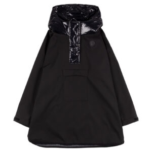 Pontšo-stiilis meriinosisuga softshell tüdrukute kevadjakk