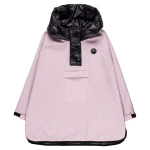 Pontšo-stiilis meriinosisuga softshell tüdrukute kevadjakk