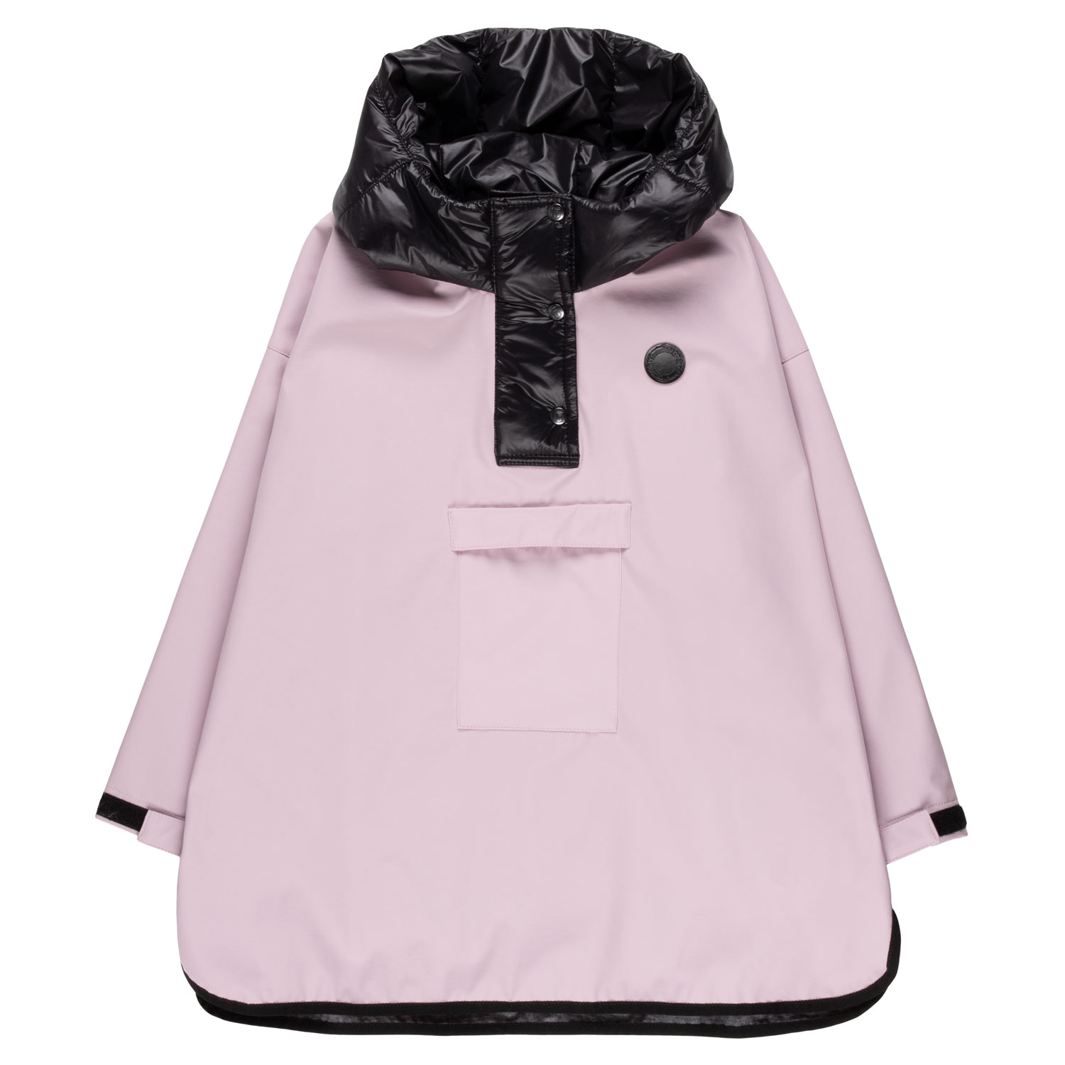 Pontšo-stiilis meriinosisuga softshell tüdrukute kevadjakk