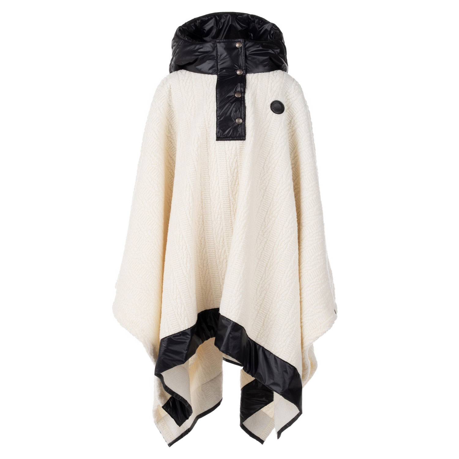 Pontšo-stiilis meriinosisuga softshell tüdrukute kevadjakk - Image 5