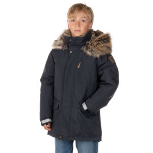 Poiste talveparka võimsa karvaga