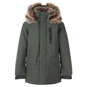 Poiste talveparka võimsa karvaga