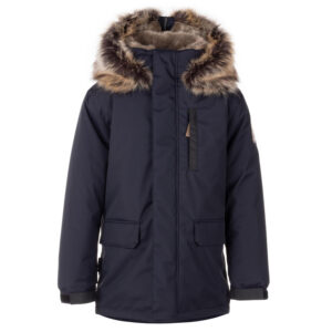 Poiste talveparka võimsa karvaga