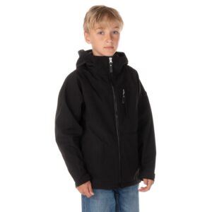 Meriinosisuga must softshell jope